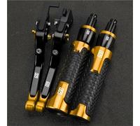 HFMXZHI Clutch Levers Motorcycle Handle Bar Extendable Folding Brake Clutch Lever Handlebar for CBR600F2 CBR 600F2 CBR600 F2 1991-1994(Yellow 1)