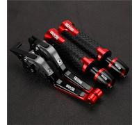 HFMXZHI Clutch Levers Motorcycle Handle Bar Extendable Folding Brake Clutch Lever Handlebar for Suzuki RGV250 RGV 250 VJ21A 1988(Red 4)