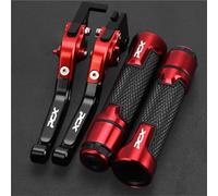 HFMXZHI Clutch Levers Motorcycle Parts Folding Extendable Clutch Brake Levers Handles Set Adjustable for PCX125 PCX150 1988-2022 PCX 125 150(Red 6)