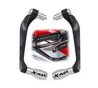 HFMXZHI Handguard Part Motorcycle Carbon Fiber Handlebar Brake Clutch Levers Guard Protector Protection for Y-AMAHA X-MAX XMAX250 XMAX300 XMAX400 2000 2001-2020 2021 2022 2023(Silver)