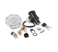 Key Lock Kit Motorcycle Ignition Switch Fuel Tank Lock For H-ONDA CBR 1000RR 2004 2005 2006 2007/CBR 600RR 2003 2004 2005 2006 Fuel Gas Tank Cap Cover Lock Key