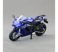 HFMXZHI Motorbike Scale Model 1:18 Alloy Racing Motorcycle Model Diecast Metal Street Sports Gift For Y-AMAHA YZF-R1(Blue)
