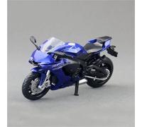 HFMXZHI Motorbike Scale Model 1/18 For Y-AMAHA YZF-R1 Motorcycle Diecast Metal Miniature Vehicle Model Racing Collection Gift(Blue)