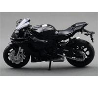 HFMXZHI Motorbike Scale Model 1:18 For Y-AMAHA YZF-R1 YZF R1 Motorcycle Model Gift Giving Die-cast Static(Black- Silver)