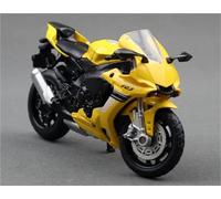 HFMXZHI Motorbike Scale Model 1:18 For Y-AMAHA YZF-R1 YZF R1 Racing Motorcycle Model Diecast Alloy Motorbike Collection Miniature Voiture Home Decor(Yellow)