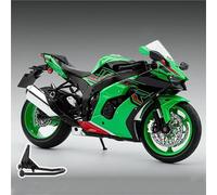 HFMXZHI Motorbike Scale Model 1/9 For Kawasaki ZX-10R Die-casting Motorcycle Model Collection Hobby Gift Off-road(Green)