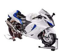 HFMXZHI Motorbike Scale Model Birthday Gifts Alloy Metal Diecast 1:6 For SUZUKI For HAYABUSA GSX-1300R Motorcycle Model Simulation Ornaments Decoration Boxed(White)
