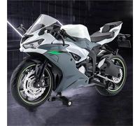 HFMXZHI Motorbike Scale Model Car Alloy Diecast Collection Motorcycle Model 1:12 For KAWASAKI For NINJA ZX-6R Ornaments Gifts(Grey)