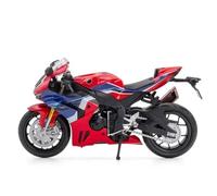 HFMXZHI Motorbike Scale Model Motorcycle Diecast Metal Miniature Model 1/12 Collection Gift For H-ONDA CBR1000RR(Black- Silver)