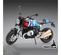 HFMXZHI Motorbike Scale Model Motorcycle Ornaments Birthday Gifts 1:9 For BMW Latte R NINE T Alloy Metal Diecast Model(Blue)