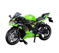 HFMXZHI Motorbike Scale Model Simulation Gifts Collect 1:12 For Kawasaki For Ninja ZX-6R Alloy Motorbike Diecast Model(Green)