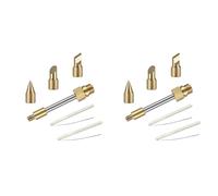 Hfourhnik 2X 510 Interface Soldering Iron Tip USB Soldering Iron Tip Welding Tool 15W Cutter Horseshoe Shape Welding Tools