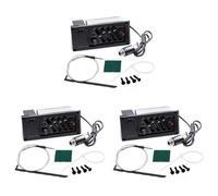 Hfourhnik 3X 4-Band EQ Equalizer Piezo Pickup for EQ-7545R Pre-Amp Acoustic Guitar Preamp Amplifier Tuner