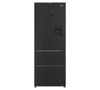 Haier HFR5719EWPB side-by-side refrigerator Freestanding 444 L E Black