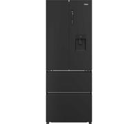 Haier HFR5719EWPB side-by-side refrigerator Freestanding 444 L E Black