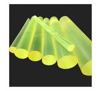 HFRSE 1PCS 500mm Polyurethane Rod, 20mm 25 30 35 40mm Diameter PU Elastic Rubber Rod, Shock-absorbing And Buffering Rubber Rod(30x500mm)