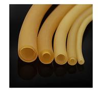 HFRSE 1pcs ID 1.6 1.8 2 3 4 5 6 7 9 10 12 Mm Nature Latex Rubber Hoses, 1m High Resilient Elastic Surgical Medical Tube Slingshot Catapult(ID 6mm x OD 10mm)