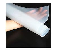 HFRSE 1PCS Silicone Rubber Sheet, 500mm×500mm 0.1mm 0.2 0.3 0.5 0.8 1 1.5 2 3 Mm Thickness Transparent Silicone Film Thin Board(0.2mm)