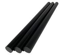 HFRSE 2pcs 1000mm 20/25/30mm Black Nylon Rods, Cylindrical Solid Wear Resistant Rod(20mm*1m)