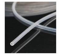 HFRSE 5m Silicone Capillary Tube, 0.5mm 0.8mm 1mm 2mm Food Grade Hose Silicone Rubber Tube, Thin Tube Protection Sleeve, 1pcs(1 x 2 mm)