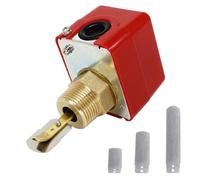 HFS-20 Water Flow Switch Paddle Type Liquid Water Sensor Flow Controller, AC125V/3.5A, Red