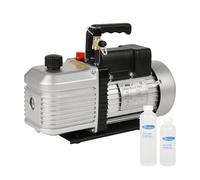 HFS (R) 2 Stage Rotary Vein Vacuum Pump - 12 CFM, 1HP, 110V, 1/4"-3/8" SAE Inlet Port