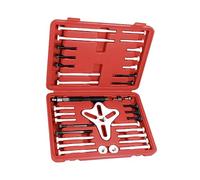 HFS (R) 46 Pcs Harmonic Balancer Puller - Gear Puller, Crank Shaft Pulley, Steering Wheel Kit Pulley Yoke Crank, Storage Case