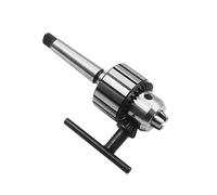 HFS(R) Drill Chuck with #2 Morse Taper Arbor and Chuck Key 3-Jaw for Lathes Drilling Machine 1/32"-1/2" (1-13mm)
