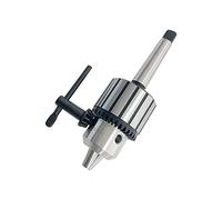 HFS(R) Drill Chuck with #2 Morse Taper Arbor and Chuck Key 3-Jaw for Lathes Drilling Machine 1/32"-5/8" (1-16mm)