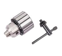 HFS(R) Drill Press Chuck with Key JT33 Taper Mount 3-Jaw for Lathes Drilling Machine 1/32"-1/2"(1-13mm)