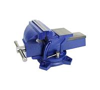HFS (R) Heavy Duty Bench Vise - 360 Swivel Base with Lock, Big Size Anvil Top (4IN)