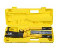 HFS (R) Hydraulic Wire Terminal Crimper Battery Cable Lug Crimping Tool W/Dies (16ton)