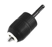 HFS(R) Keyless Drill Chuck with SDS Plus Shank Adaptor Quick Release Tool Conversion Tool 1/16"-1/2" (2-13mm) Capacity 1/2-20 UNF Mount