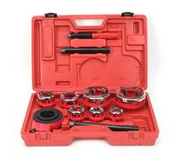 HFS(R Ratchet Pipe Threader Kit Ratcheting Pipe Threading Tool Set (7 Dies 3/8", 1/2", 3/4",1", 1-1/4", 1-1/2", and 2")