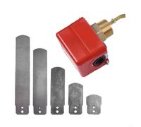 HFS25 Paddle Flow Switch for Water Cooling Circuits 250V AC SPDT Type with 15A Current Rating and Thread Mounting for Air Conditioning and Coolants