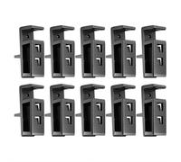 HFSAZJ Carpentry Tools Installers Set, U Scribe Jig And Scribe Tool, Plastic Cabinet Door Mounting Jig, Scribing Tools for Carpenter Cabinet Installation (10pcs Black 1SET)