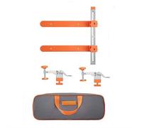 HFSAZJ Drawer Slide Installation Jig with Toggle Clamp, 2025New Precision Cabinet Hardware Jig, Drawer Slide Jig Kit, Punch Locator for Fast & Easy Drawer Installation (Includes a storage bag 1set)