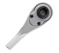 HFSAZJ Mini Ratchet Wrench, 1/4" Hex End EDC Multitool Accessory with Bit Holder Keychain, Portable 2.5-8mm Allen Hex Wrench, Quick Release Magnetic Bit Driver for DIY, Bike & Home Repair (Red 1pcs)