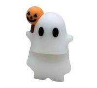 HFSAZJ Mystery Phone Buddy, Cute Halloween Pumpkin Ghost Decor Cell Phones Decorations Accessories, Design Figurine Pumpkin Phone Topper for All Mobile Phones (little lollipop 1pcs)