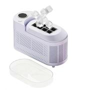 HFSAZJ Portable Countertop Ice Maker Machine with Basket and Tweezer, Mini Ice Maker Machine in 10 Mins, Detachable Mini Countertop Ice Maker For Car/Office/Dorm Use (color P 1set)