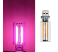 HFSAZJ Retro Car Lamps, USB Led Car Interior Atmosphere Lamp,Plug-in USB Automotive Interface Charging Night Lamps,Dimmable USB LED Retro-Inspired Interior Mood Lamps (F)
