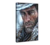 HFSEZP Arthur Morgan Poster Canvas Poster Bedroom Decor Landscape Office Room Decor Gift 16x24inch(40x60cm)