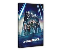 HFSEZP Attack The Block (2011) Movie Poster Canvas Poster Wall Art Decor Print Picture Paintings for Living Room Bedroom Decoration 20x30inch(50x75cm)