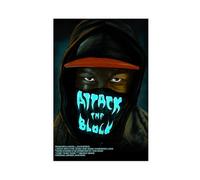 HFSEZP Attack The Block (2011) Movie Poster Canvas Poster Wall Art Decor Print Picture Paintings for Living Room Bedroom Decoration 20x30inch(50x75cm)