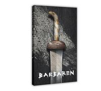 HFSEZP Barbarians (2020) Tv Show Movie Poster Canvas Poster Wall Art Decor Print Picture Paintings for Living Room Bedroom Decoration 20x30inch(50x75cm)