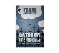 HFSEZP Catch Me If You Can Movie Poster Canvas Poster Wall Art Decor Print Picture Paintings for Living Room Bedroom Decoration 08x12inch(20x30cm)