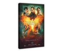 HFSEZP Fantastic Beasts The Secrets of Dumbledore MOVIE POSTER Canvas Poster Wall Art Decor Print Picture Paintings for Living Room Bedroom Decoration 12x18inch(30x45cm)