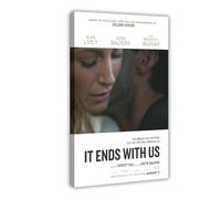 HFSEZP It Ends with Us Canvas Poster Wall Art Decor Print Picture Paintings for Living Room Bedroom Decoration 12x18inch(30x45cm)