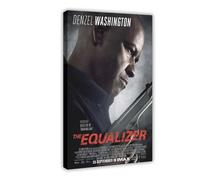 HFSEZP The Equalizer (2014) Movie Poster Canvas Poster Bedroom Decor Landscape Office Room Decor Gift 12x18inch(30x45cm)