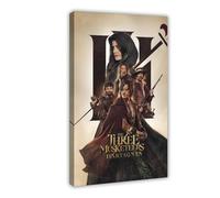 HFSEZP The Three Musketeers D'Artagnan Canvas Poster Wall Art Decor Print Picture Paintings for Living Room Bedroom Decoration 24x36inch(60x90cm)